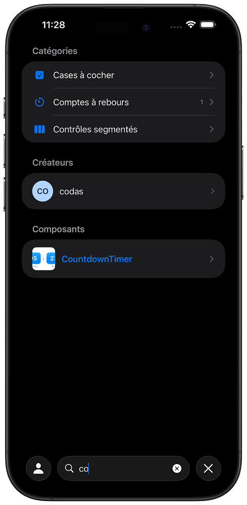 Codas iOS 13